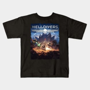 HELLDIVERS 2 BOOTLEG MERCH Kids T-Shirt